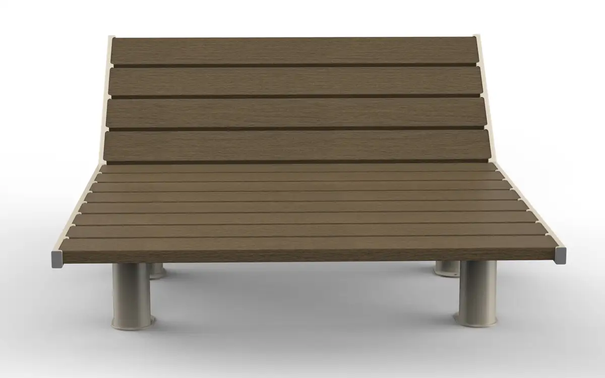 BAIN DE SOLEIL PLURIEL  - 2 places, ref AS_PLUR_BOIS_P_BS_144_K