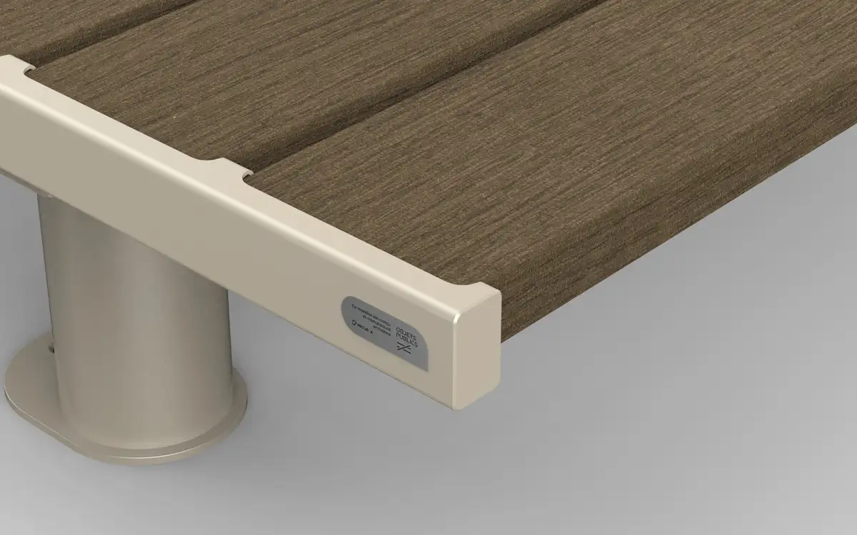 BAIN DE SOLEIL PLURIEL  - 2 places, ref AS_PLUR_BOIS_P_BS_144_K