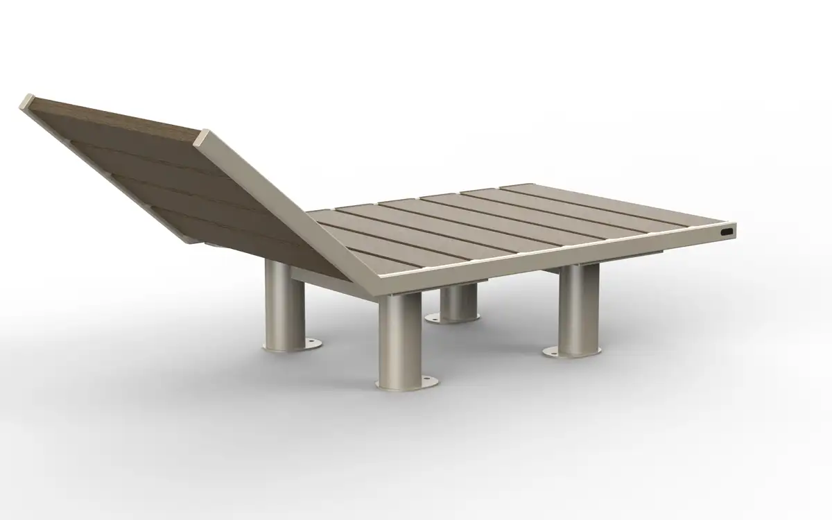 BAIN DE SOLEIL PLURIEL - 1 place, ref AS_PLUR_BOIS_P_BS_90_K