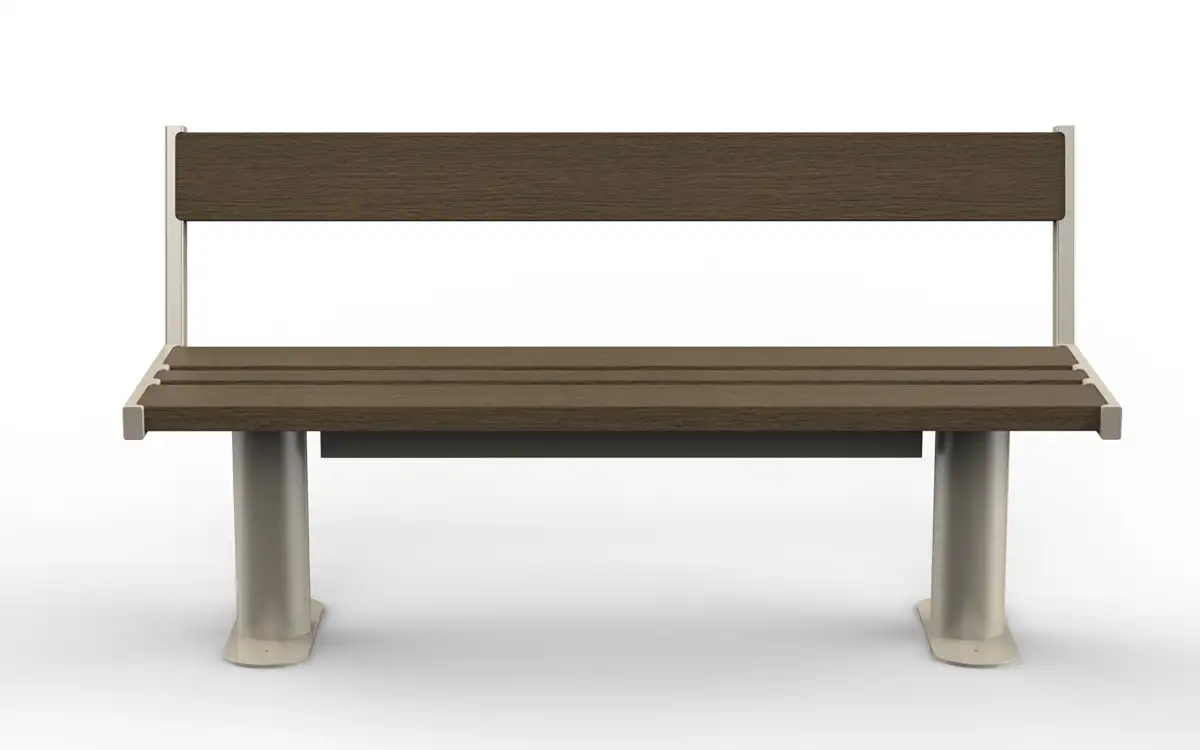 BANC PLURIEL - 2 places, ref AS_PLUR_P_2_PL_DOS_120_K