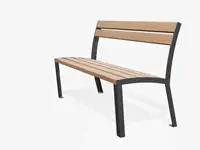 Banc LA STRADA sans accoudoirs, 130cm - Mélèze non traité