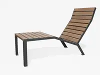 Chaise longue HOP HOP, 65cm - Frêne thermotraité
