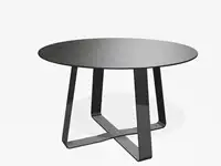 TABLE BASSE HOT DOT - Coloris HPL Cloudy Anthracite