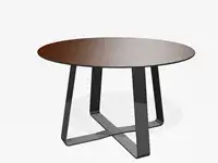 TABLE BASSE HOT DOT - Coloris HPL Cloudy Marron