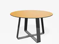 TABLE BASSE HOT DOT - Coloris HPL Néon Jaune