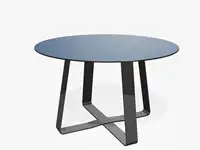 TABLE BASSE HOT DOT - Coloris HPL Bleu foncé