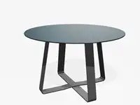 TABLE BASSE HOT DOT - Coloris HPL Pétrole foncé