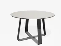 TABLE BASSE HOT DOT - Coloris HPL Sable pâle