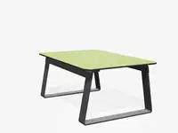 Table basse SUPERFLY 100cm - Coloris HPL Néon Vert