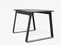 Table haute SUPERFLY 100cm - Coloris HPL Cloudy Anthracite