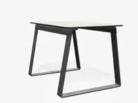 Table haute SUPERFLY 100cm - Coloris HPL Solid Blanc