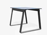 Table haute SUPERFLY 100cm - Coloris HPL Néon Bleu