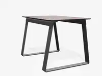 Table haute SUPERFLY 100cm - Coloris HPL Rouge foncé