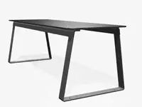Table haute SUPERFLY 200cm - Coloris HPL Cloudy Anthracite