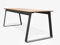 Table haute SUPERFLY 200cm - Coloris HPL Néon Jaune
