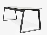 Table haute SUPERFLY 200cm - Coloris HPL Sable pâle