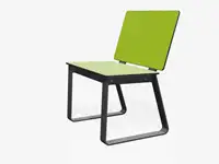 Chaise BIBI sans accoudoirs, 64cm - Coloris HPL Néon Vert