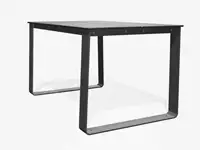 Table BIBI 130cm - Coloris HPL Solid Anthracite