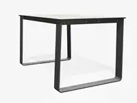 Table BIBI 130cm - Coloris HPL Solid Blanc