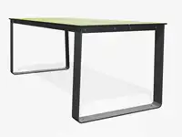 Table BIBI 200cm - Coloris HPL Néon Vert