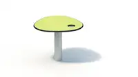 TABLE DE JEU DE SABLE AVEC TAMIS - Coloris HPL Cactus