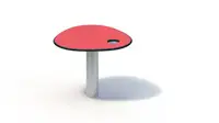 TABLE DE JEU DE SABLE AVEC TAMIS - Coloris HPL Poppy