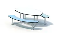 TABLE DE JEU – 2 BANQUETTES - Thème ICE PALACE