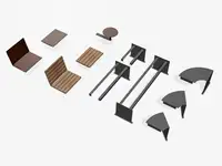 TABLETTE GO - Coloris HPL Cloudy Marron