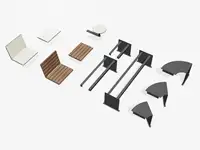 TABLETTE GO - Coloris HPL Solid Blanc