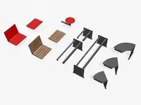 TABLETTE GO - Coloris HPL Néon Rouge