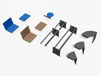 TABLETTE GO - Coloris HPL Néon Bleu