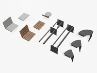 TABLETTE GO - Coloris HPL Solid Cloud