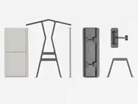 ASSISES ROOFUS - 3 - Coloris HPL Cloudy Gris