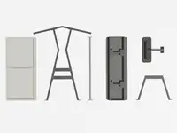 ASSISES ROOFUS - 3 - Coloris HPL Solid Gris