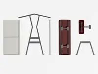 ASSISES ROOFUS - 3 - Coloris HPL Rouge foncé