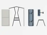 ASSISES ROOFUS - 3 - Coloris HPL Bleu pâle