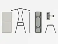 ASSISES ROOFUS - 3 - Coloris HPL Solid Cloud