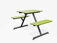 TABLE PIQUE-NIQUE FOUR & MORE  - Coloris HPL Néon Vert