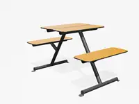 TABLE PIQUE-NIQUE FOUR & MORE  - Coloris HPL Néon Jaune