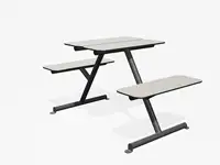 TABLE PIQUE-NIQUE FOUR & MORE  - Coloris HPL Sable pâle