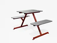 TABLE PIQUE-NIQUE FOUR & MORE - Coloris HPL Cloudy Gris