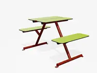 TABLE PIQUE-NIQUE FOUR & MORE - Coloris HPL Néon Vert