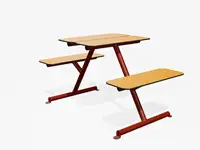 TABLE PIQUE-NIQUE FOUR & MORE - Coloris HPL Néon Jaune