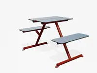 TABLE PIQUE-NIQUE FOUR & MORE - Coloris HPL Bleu pâle