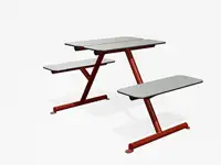 TABLE PIQUE-NIQUE FOUR & MORE - Coloris HPL Solid Cloud