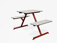 TABLE PIQUE-NIQUE FOUR & MORE - Coloris HPL Sable pâle