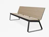 BANC LOUNGE BIBI 200cm - sans accoudoirs - Coloris HPL Natura