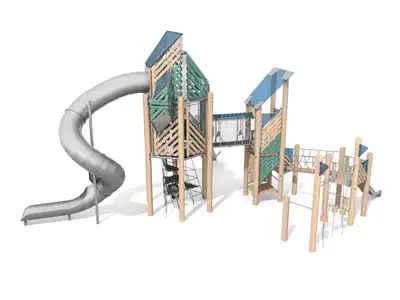 BUGLO PLAY : COMBINÉ DE JEUX MEGA ROBINIA, ref BU-8355