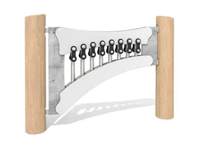 BUGLO PLAY : PANNEAU LUDIQUE ROBINIA - xylophone, ref BU-8427