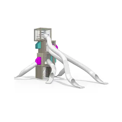STRUCTURE KUBE - 4 modules et 5 glissières